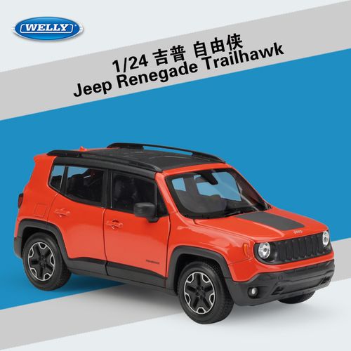 威利welly 1:24吉普自由侠 jeep renegade trailhawk suv汽车模型
