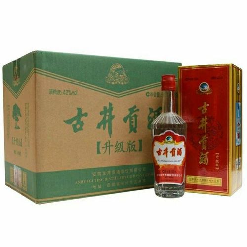 古井贡酒老玻贡2016年生产42度 500ml*6瓶整箱收藏自饮停产酒