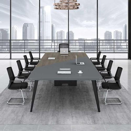 大型会议桌长桌子简约现代长方形会议桌椅组合长条桌
