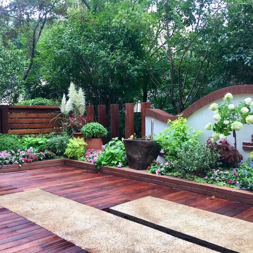 私家花园设计别墅庭院设计屋顶花园设计规划民宿改造