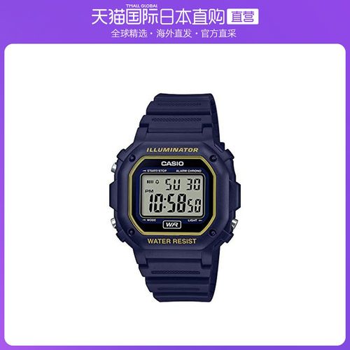 日本直邮卡西欧 男款手表 f108wh illuminator collection 蓝色