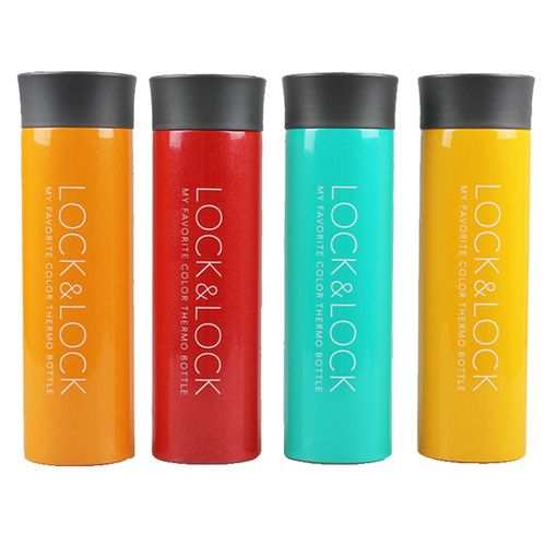 乐扣不锈钢真空保温杯400m男女士儿童礼品水杯子lhc4017密封带茶