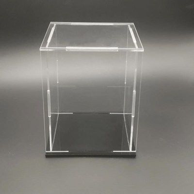 玻璃罩亚克力盒子透明展示盒60cm长方形积木摆件透明