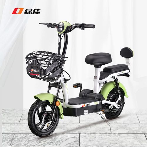 【秒杀】绿佳电动车 小金牛48v电瓶车电动自行车两轮代步电动车
