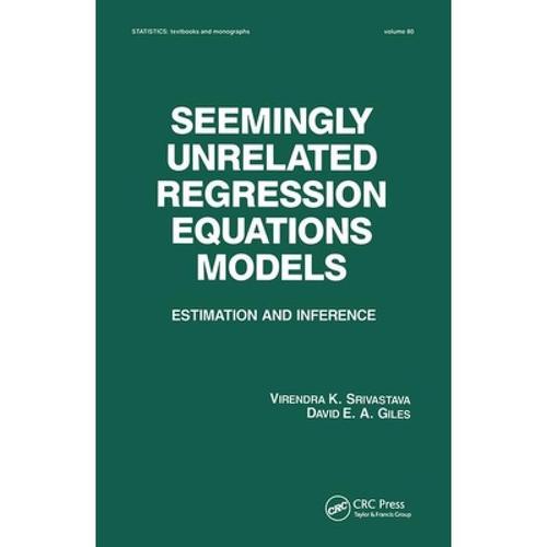 预订 seemingly unrelated regression equations mod.