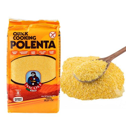 维苏无糖快熟玉米糕粉nicoli quick cooking polenta1kg 意大利
