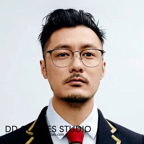 余文乐同款眼镜男潮镜框近视眼镜框架配防蓝光辐射电脑平光护眼睛