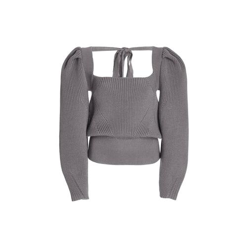 anna october rachel tie-accented 羊毛软糯毛衣2022新款春夏