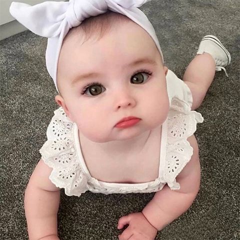 漂亮的宝宝图片海报宝宝画报墙贴备孕男孩婴儿婴幼儿童萌娃启蒙