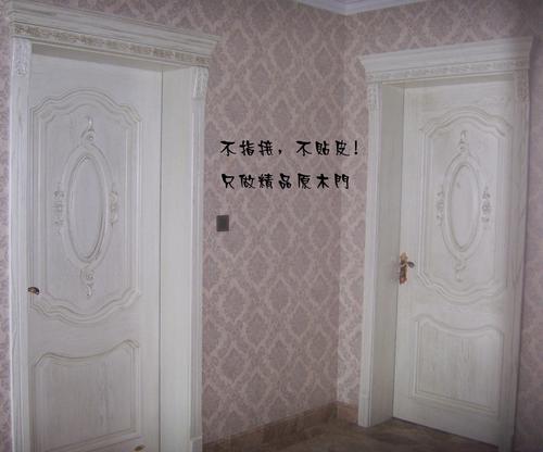 六都仿古做旧实木门欧式雕花房门室内门不指接不贴皮100%北美红橡