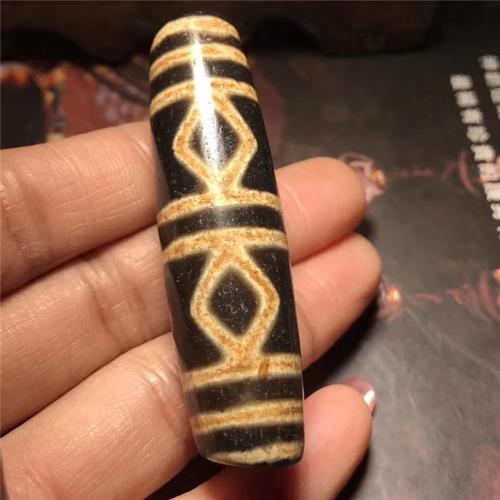 精选好货藏传老包浆满风化老气油润金刚六眼天珠挂件项链吊坠收藏