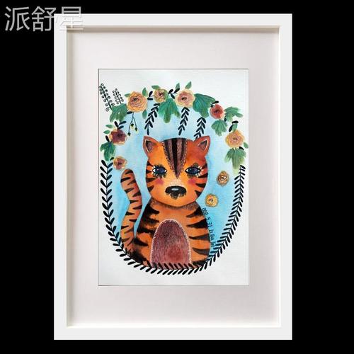 实木原木黑白色画框两二8开4开2开8k4k2k对开半开画室展素描木相