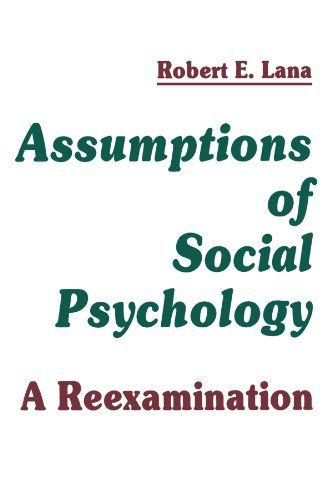 【预订】assumptions of social psychology