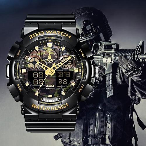 军人军表特种兵战狼2户外功能黑科技战术部队利刃出击 特工手表男