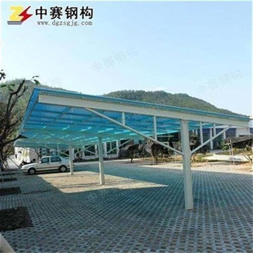 瓶结行动电车棚钢车棚图片板i玻车合金蓬耐力雨m自铝璃钢化a构