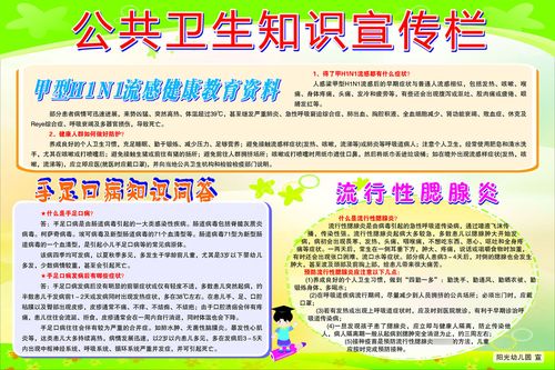 697海报定制印制展板写真喷绘257健康教育公共卫生知识宣传栏