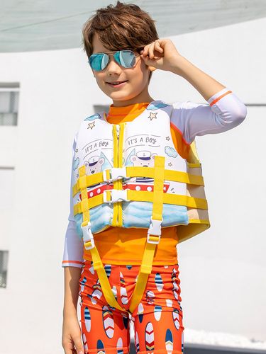 儿童救生衣大浮力儿童救生服户外水上公园救生马甲大浮力背心泳衣