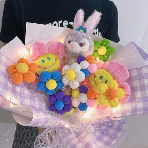 生日礼物小红书同款超轻黏土材料包创意手工diy橡皮泥花束送男友
