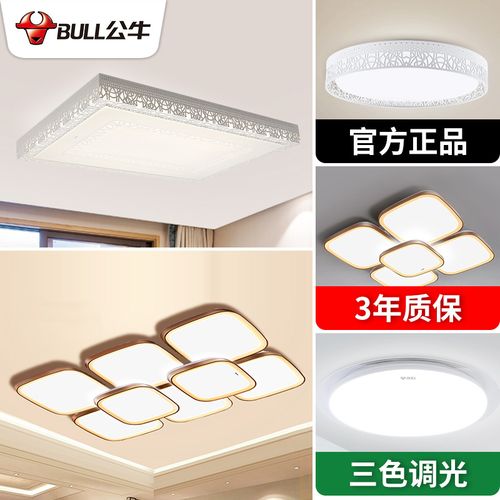 公牛吸顶灯led圆形家用客厅灯中式简约现代顶灯过道卧室厨房灯具