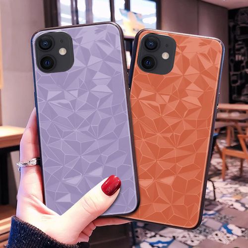 iphone12pro菱形手机壳定制ip12mii钻石纹苹果12promax钻石纹全包