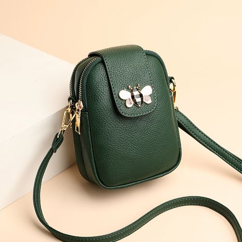 放手机的小包女新款软皮手机包2022春季简约斜挎包包可爱网红小包