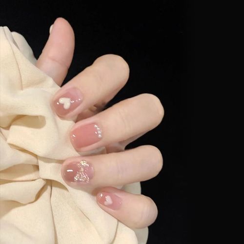 2021新年穿戴甲片夏季指甲壳可摘戴法式指甲款式美甲