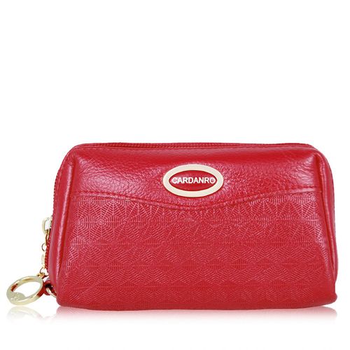 卡丹路 正品真皮手拿包女新款牛皮小手包迷你零钱包手抓包