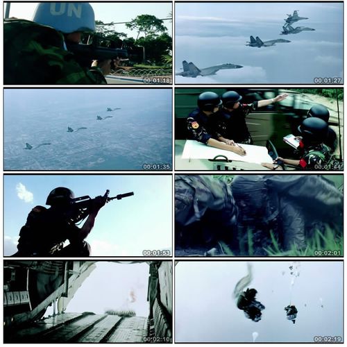 中国军队 军人军事训练 部队作战演习 高清实拍视频素材