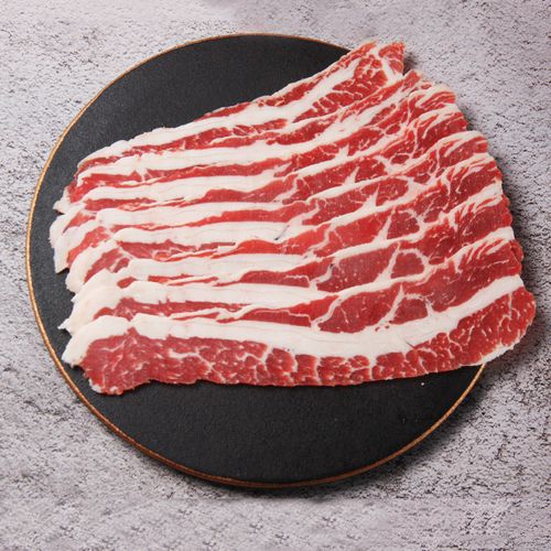 澳洲雪花原切和牛肥牛肉卷烧烤片日式烤肉食材1200g免费定制