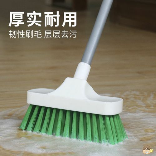 新品长柄伸缩硬毛地刷厕所卫生间刷地浴室瓷砖地板刷