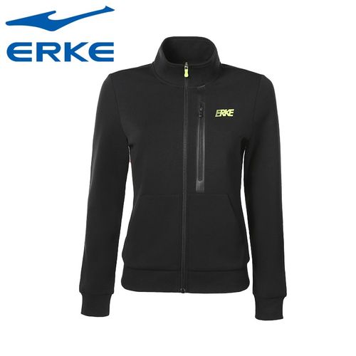 断码清 鸿星尔克女装运动服 春秋季时尚长袖立领拉链健身开衫卫衣 正