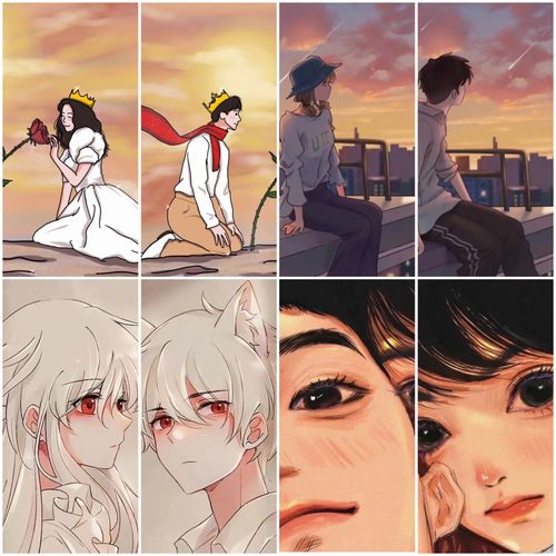 雅ya手机大牌联名动漫男女情侣头像壁纸iphone苹果小米华为5.15