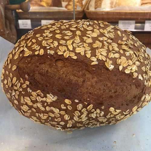 麦片面包 德式黑面包50%德国裸麦黑麦面包 咸面包早餐