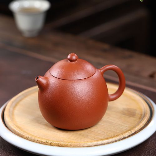 宜兴紫砂壶纯手工正宗粗砂赵庄朱泥龙蛋名家谢晓东家用泡茶壶220c