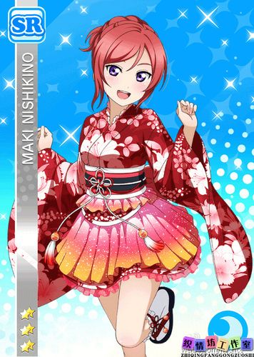 lovelive夏祭浴衣觉醒真姬和服改良 cos动漫舞蹈极乐净土宅舞服装