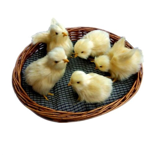 网红小鸡仔按捏会叫小雏鸡公仔可爱仿真小黄鸡创意礼物儿童玩新濮