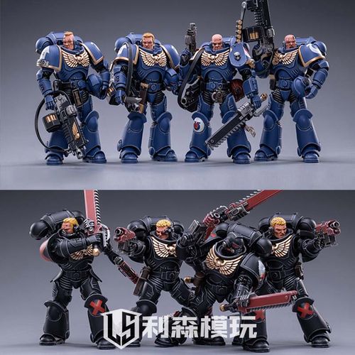 75寸战锤40k 极限战士仲裁者/圣血天使/智库 1:18可动兵人