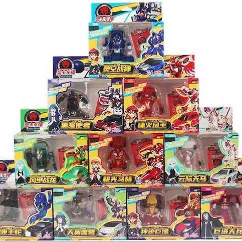 神奇历险记之盟卡车神魔幻对决灵空战神变形机器人男孩玩具萌卡