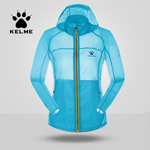 kelme 卡尔美户外运动风衣女春夏季速干透气皮肤衣轻薄防晒外套