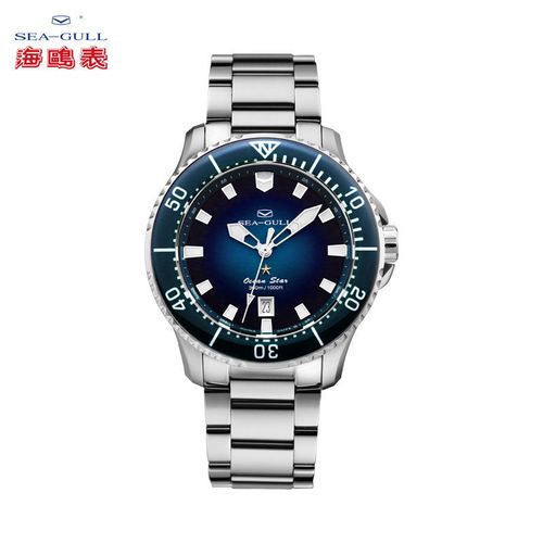 海鸥手表男自动机械水鬼潜水表男300米防水海洋之星系列男表1210