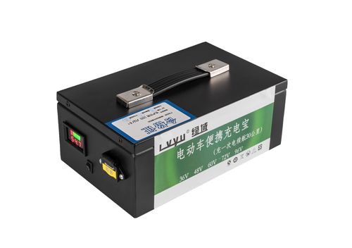 緑域电动车充电宝48v60v72v制外卖两轮三轮四轮防爆锂电池