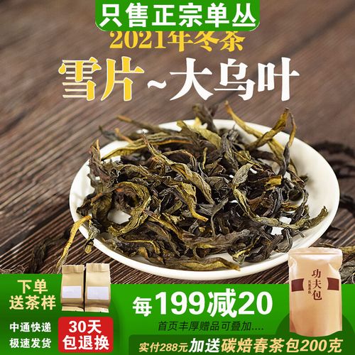 高扬花香代表【雪片大乌叶】冷香 栀子花香单丛茶 单枞潮州清香型
