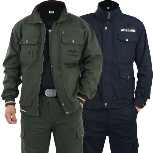农民工干活衣服 冬装劳保工作服套装男建筑工地电焊工