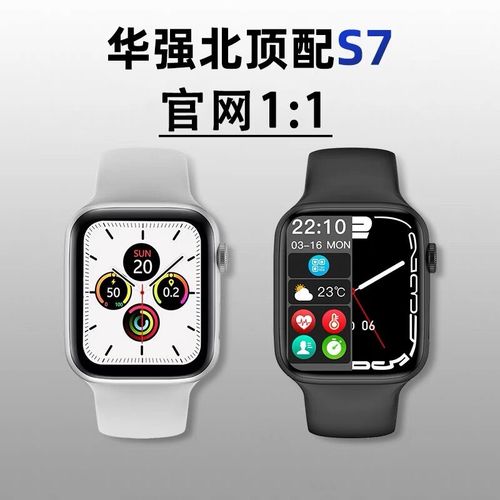 华强北6月新款s7不锈钢智能手表nfc门禁离线支付健康码无线充语音