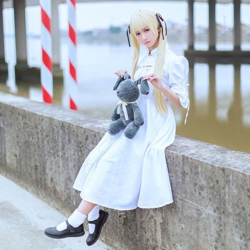 春日野穹洋装制服全套缘之空cosplay女装穹妹cos服白色连衣裙套装