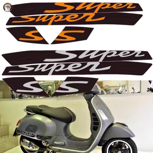 比亚乔 vespa gts300 改装 运动贴纸 拉花贴标 全身车贴 个性贴花