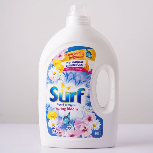 英国进口surf洗衣液春天花香持久留香家用护理去污去渍机洗洁净