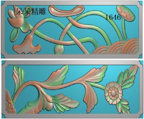 花朵花草太阳花墓碑碑板拦板精雕图石雕电脑雕刻图浮雕图灰度图