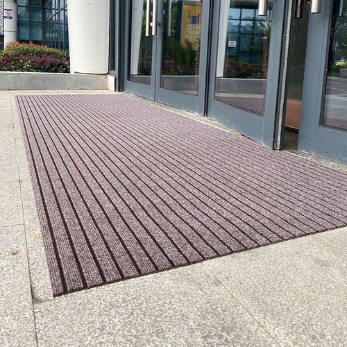 酒店门口地垫进门防滑垫大面积过道吸水脚垫店铺商用地毯裁剪 咖啡色