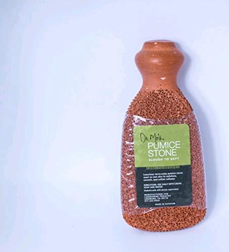 mo"s terracota pumice stone - smooths rough callused ski